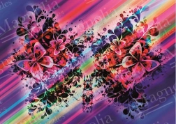 Puslespil sommerfugle 1000 brikker MAGNOLIA