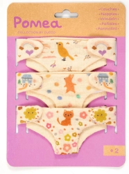 Djeco sæt stofbleer til dukker (3 stk)