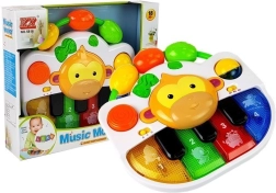 Børneklaver med lille abe Lyd og Lys