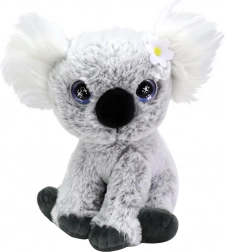 plys-koala med skinnende håndtaske