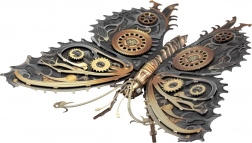 3D-puslespil Steampunk-sommerfugl