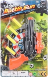 Skumpistol med skud til børn