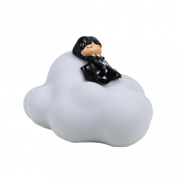 Bordlampe Wednesday formet som en sky med USB-strømforsyning