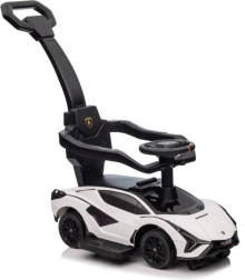 Løbecykel med styrestang Lamborghini QLS-996T – Hvid