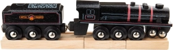 Træ replika af damplokomotivet Bigjigs Rail Black 5