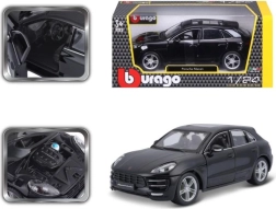 Bburago 1:24 Porsche Macan sort 18-21077