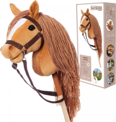 Hobby Horse på kæp Hoppihorse Kastanje