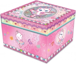 Musik smykkeskrin Katte Balletdanserinde