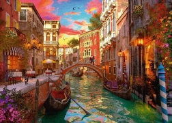 Ravensburger puslespil Romantiske Venedig 1000 brikker