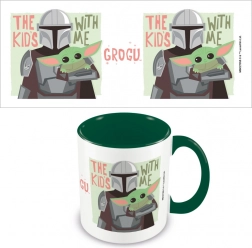 Keramisk krus Mandalorian The Kids With Me 315 ml