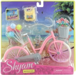 Cykel til dukker med tilbehør