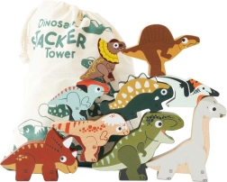 Le Toy Van stabel på dinosaurer