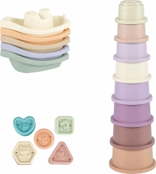 Spand med badelegetøj til børn