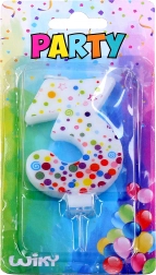 Festlys tal 3 med prikker