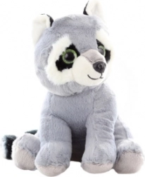 Plysmøjs vaskebjørn 18 cm