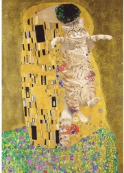 Puslespil Kattens kys 1000 brikker TREFL