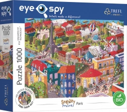 Puzzle Trefl Eye-Spy Sneaky Peekers Paris 1000 brikker