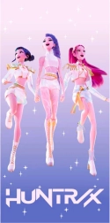 Børne bomuldshåndklæde K-Pop Demon Hunters Huntrix 70 × 140 cm