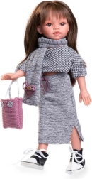 Realistisk dukke Emily med hel vinylkrop - 33 cm