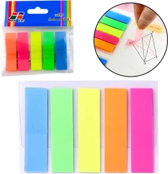 Selvklæbende rektangulære farvede indeksmærker 45x12 mm