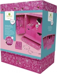 Børnesmykkeskrin med smykker og organizer