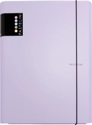 3-klaps laminerede mapper med elastik Pastelini – Lilla