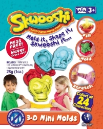 Skwooshi samlerposer med modellervoks og 3D mini-form