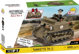 Tankmodel TK-3 til byggesæt, 323 dele