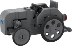 Byggesæt BRIXIES Plus MASSEY FERGUSON TEA 20 Mini – historisk traktor (69 dele)