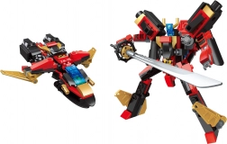 Qman Guardian of Star's Core Sværdkæmper Flame 2-i-1