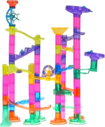 Kuglebane byggesæt 105 dele med lysende kugler