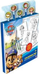 Paw Patrol malebog med farveblyanter