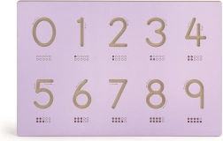 Udskifteligt panel med tal 60 × 40 cm