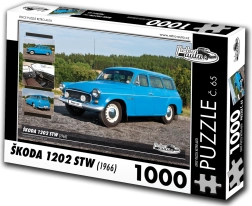 Puslespil RETRO-AUTA Škoda 1202 STW 1000 brikker