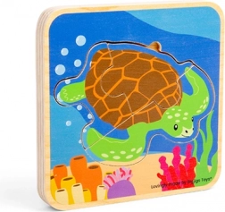 træpuslespil skildpaddens livscyklus BIGJIGS TOYS