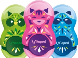 MAPED blyantspidser med viskelæder Loopy Mini Cute, farvemix