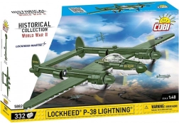 Byggesæt fly LOCKHEED P-38 Lightning – 332 dele