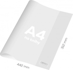 beskyttelsesomslag til A4-hæfte i stærk PVC, transparent