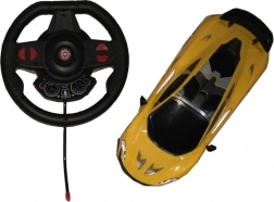 RC-bil 1:16 med ratstyring, lys og lyde (27 MHz, 20 km/t)