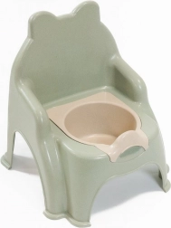 Børnepotte med tiger EKO grøn