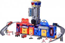 Mega Garage 2i1 Politi og Brandmænd med Elevator