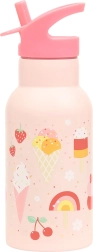 A Little Lovely Company drikkeflaske i rustfrit stål 350 ml – Is