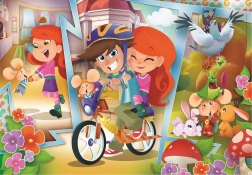 Clementoni puslespil Musen Gigio med venner MAXI 60 brikker