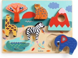 Savana-puslespil fra Djeco