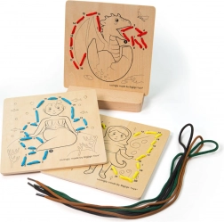 Bigjigs Toys snøring efter tal – eventyr