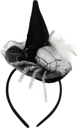 Hårbøjle med mini-hat og edderkop