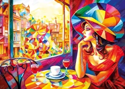 Puslespil Regnbue-date 1000 brikker MAGNOLIA