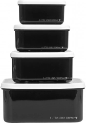 Sæt med fire madkassebokse A Little Lovely Company – Rummet