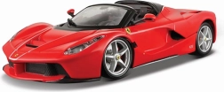 Bburago modelbiler 1:24 LaFerrari Aperta rød
