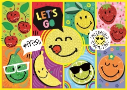 Puslespil 200 brikker Glad Smiley